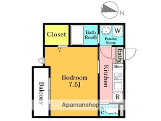 シエルブルー岩槻【302号室】の間取り