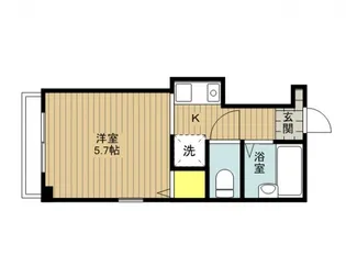 メゾンモデルノパドレ【202号室号室】の間取り