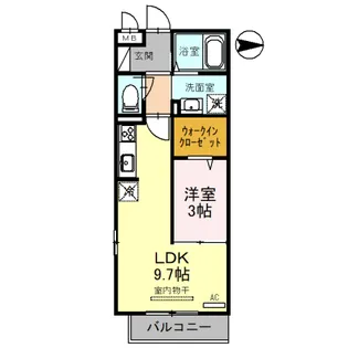 ルミエール【3階】の間取り