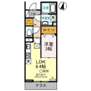 SOLANA Ⅱ【1階】の間取り