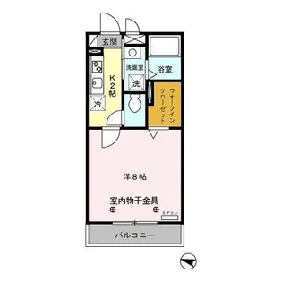 グランシャリオ 桜木【3階】の間取り