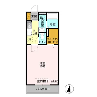 フォレストテラス大宮【2階】の間取り