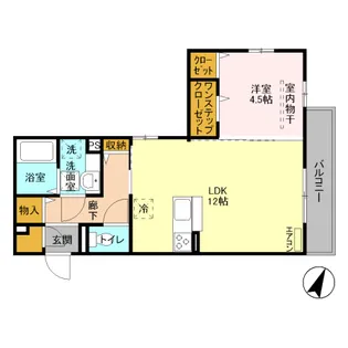 MY TIARA【1階】の間取り