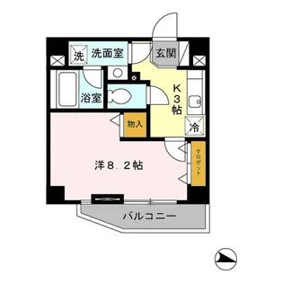 ラ・セネシオ【7階】の間取り