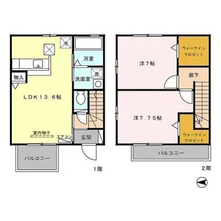 ブエナスエルテ Ⅰ【1階】の間取り