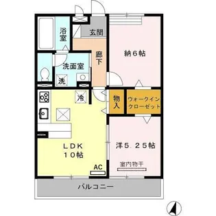 ラヴィーヌ【1階】の間取り