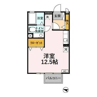 CASA・VIRENTE【203号室】の間取り