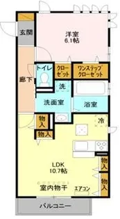 ハイムラフォーレ Ⅲ【1階】の間取り