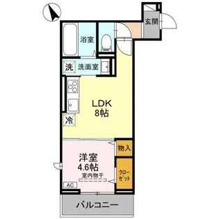 DーEST【3階】の間取り