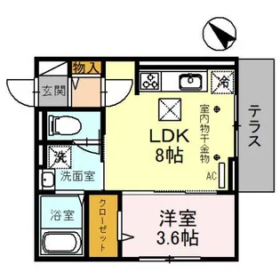 アリビオTK【1階】の間取り