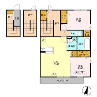 BOGOR RESIDENCE【3階】の間取り