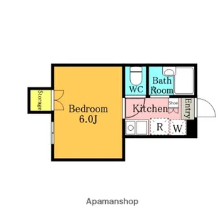 ソリテア大宮堀の内【203号室】の間取り