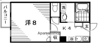 アネックス下高井【1階】の間取り
