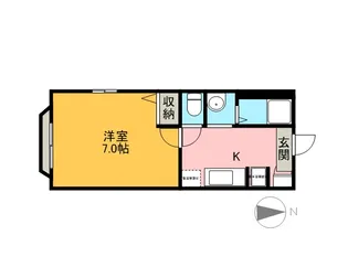 ラフォーレ【1階】の間取り