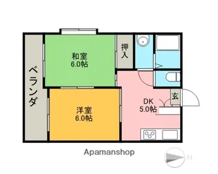 加藤マンション(堀の内町2丁目)【3階】の間取り