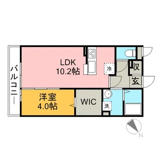 MY TIARA【1階】の間取り