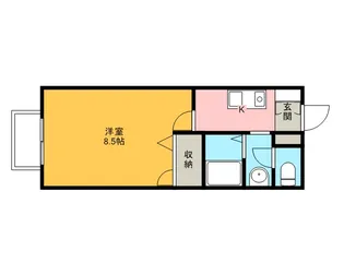 グリーンコート岡田【103号室】の間取り