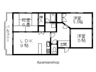 グランデージ大宮【406号室】の間取り