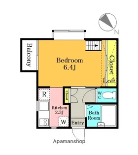 BELL東岸町【2階】の間取り