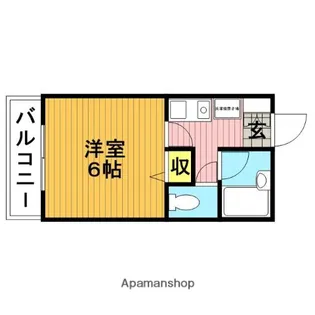 キャメル浦和本太【101号室】の間取り