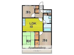グリーンヒル浦和【302号室】の間取り