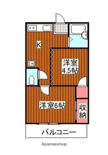 エレガンスコーポ【203号室】の間取り