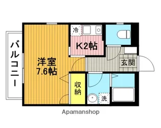 エントピア【102号室】の間取り