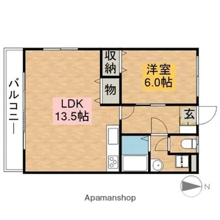 埼玉県さいたま市緑区東浦和3丁目【マンション】の間取り