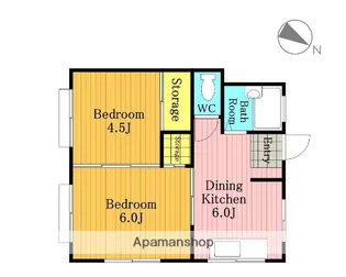 メゾン豊島【301号室】の間取り