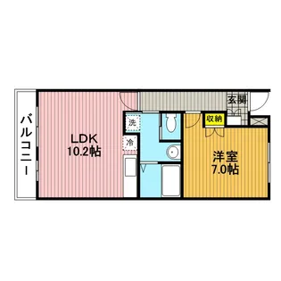 ロイヤルヒルズ浦和【3階】の間取り