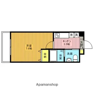 バージュアル浦和イースト【207号室】の間取り