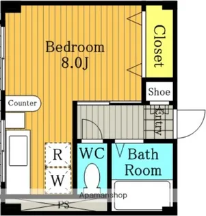 プリムヴェール浦和【307号室】の間取り