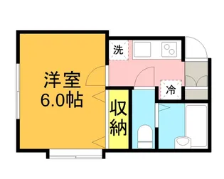 サンエイトハイム【1階】の間取り