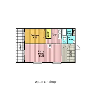 パレマロン【5階】の間取り
