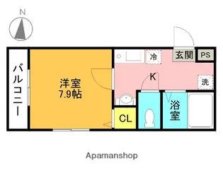 リベリエ浦和仲町【4階】の間取り