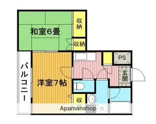 ブリュッヘンパーク【1階】の間取り