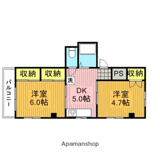 山一在家ステーツ【3階】の間取り