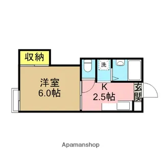トモエハイツ【1階】の間取り
