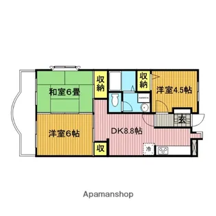 ブルージュ【103号室】の間取り