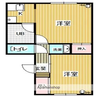 サンクス・ハイツ【2階】の間取り