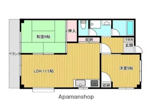 サンコート浦和【3階】の間取り