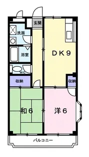 ヴァンベール向1【3階】の間取り