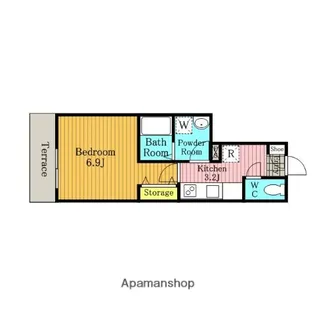 MAISON SOLA【1階】の間取り