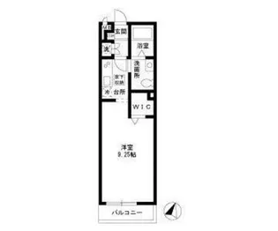 ユグランス北浦和【1階】の間取り