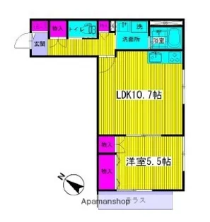 埼玉県さいたま市南区太田窪2丁目【マンション】の間取り