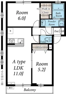 リブリ・MOZART【1階】の間取り