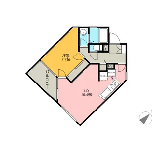 グリーン ヴィラ【1階】の間取り