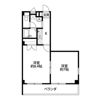 アンプルール フェール Wind【2階】の間取り