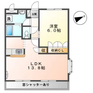 TIARA(ティアラ)【1階】の間取り