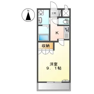 アイディール【1階】の間取り